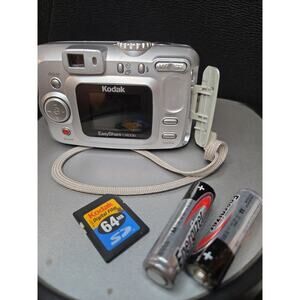Kodak EasyShare CX6330 Digital Camera 3.1MP w/ Card, Strap, Batteries, Tested